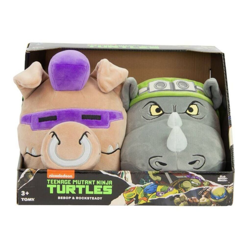 Tomy Nickelodeon Bebop & Rocksteady Teenage Mutant Ninja Turtles Plush Toys